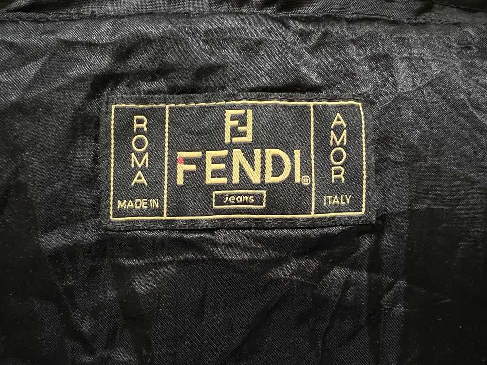 Fendi Vintage 90s Fendi MA-1 Style Oversized Bomb… - image 6