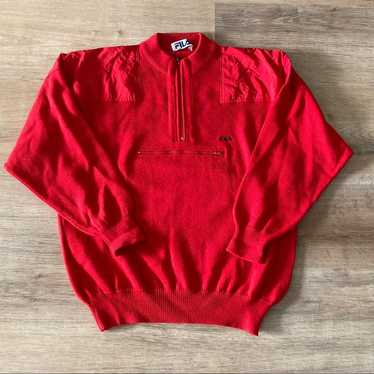 Vintage FILA wool Pullover Red size L - image 1