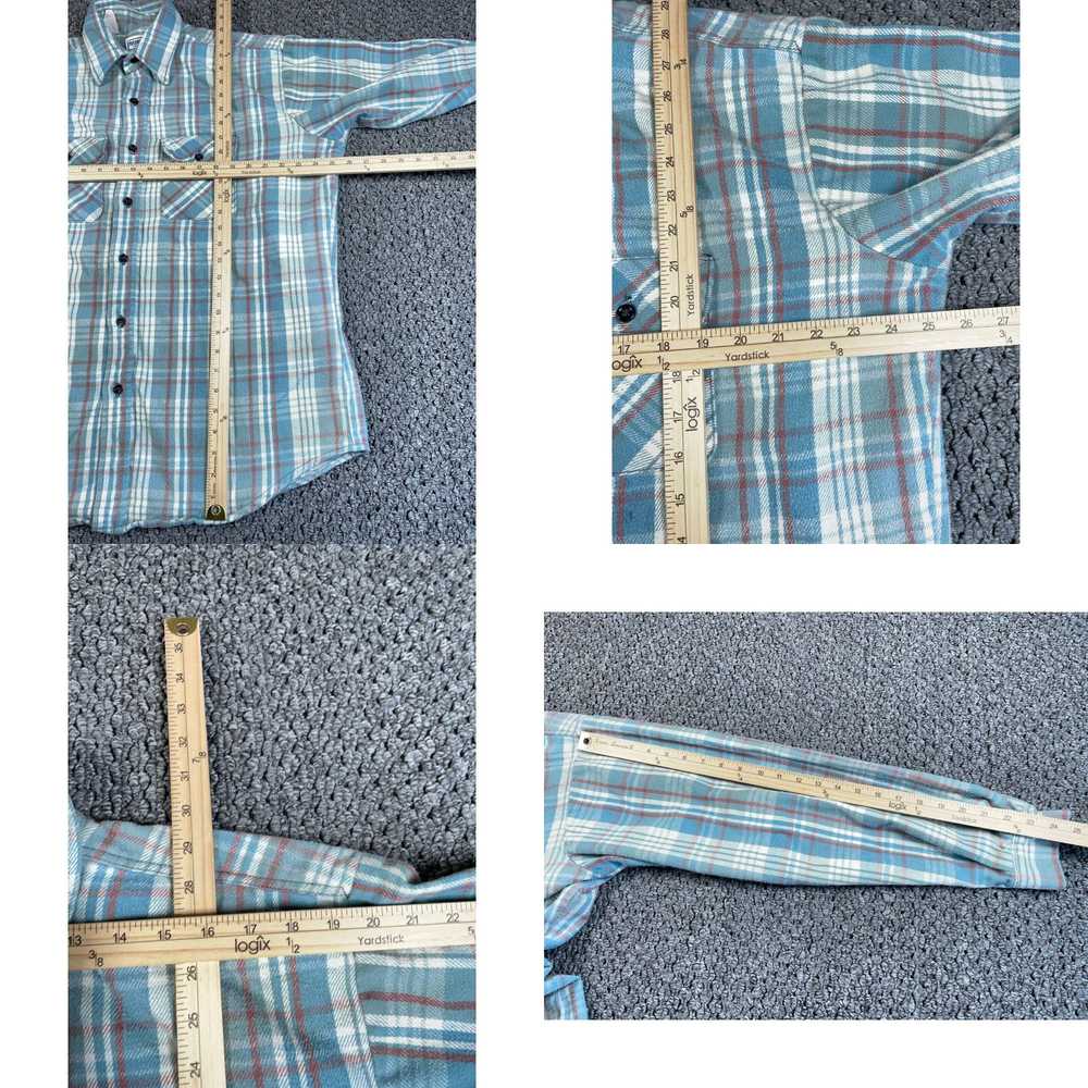 Vintage VTG Five Brother Plaid Flannel Shirt Adul… - image 4