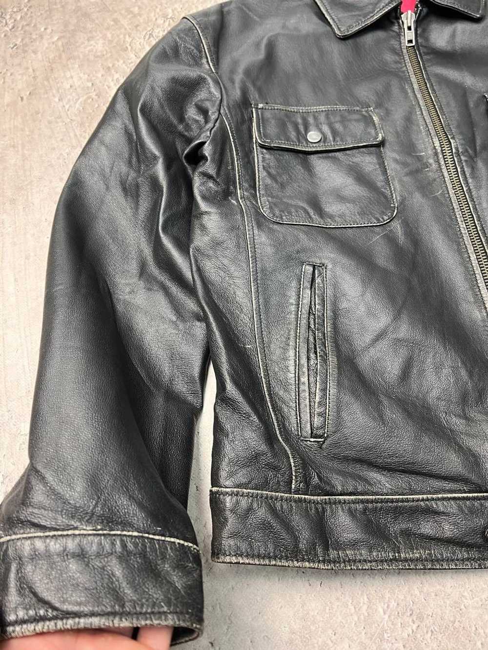 Avant Garde × Diesel × Leather Jacket Vintage pun… - image 8