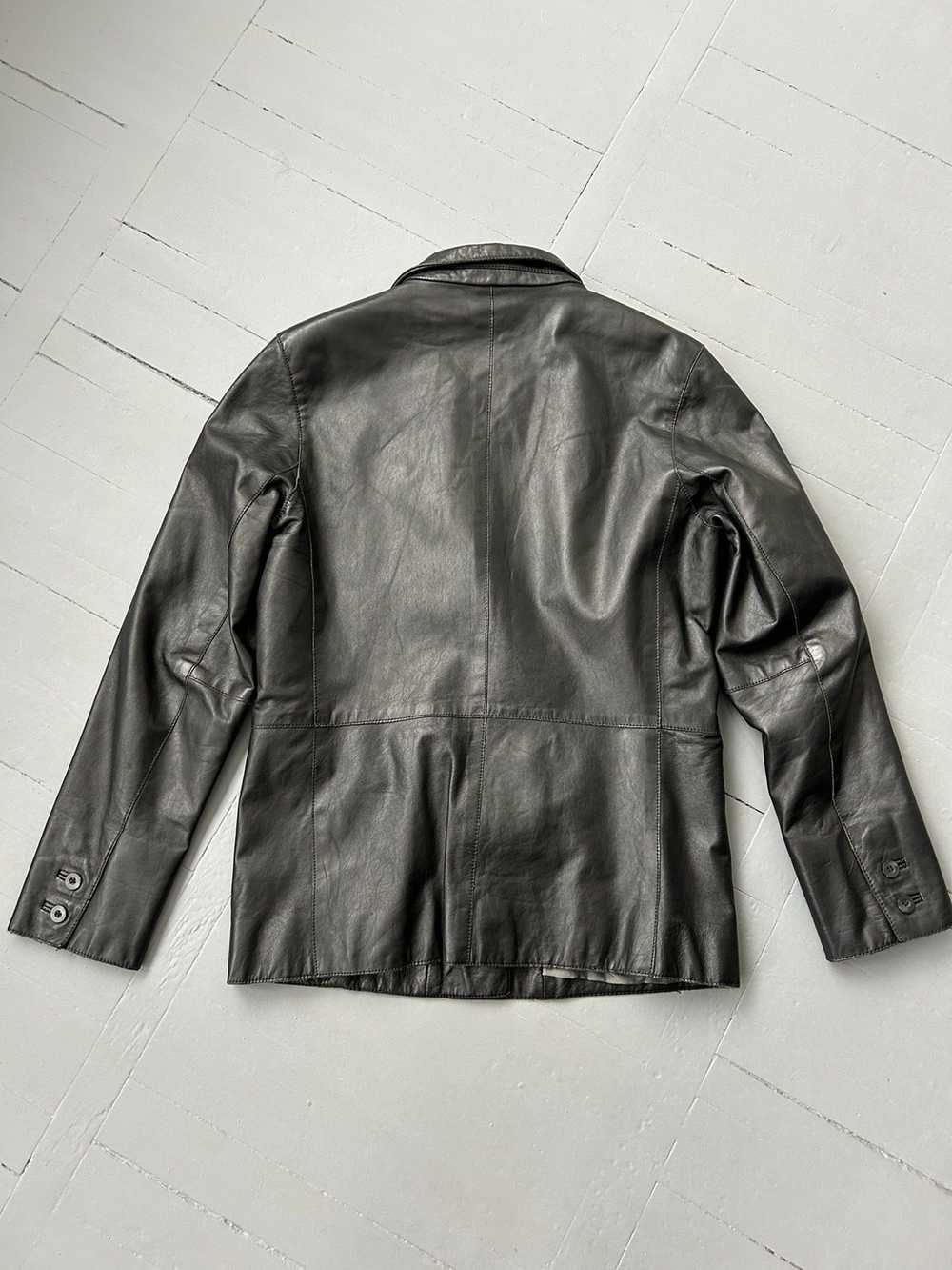 Avant Garde × Gap × Leather Jacket Gap vintage le… - image 6