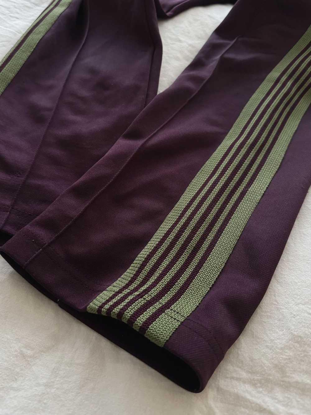 Needles Needles Smooth Track Lounge Pants Maroon … - image 3