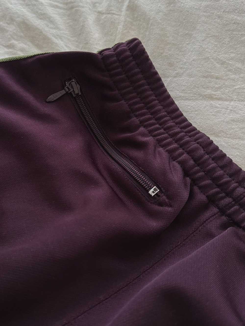 Needles Needles Smooth Track Lounge Pants Maroon … - image 5