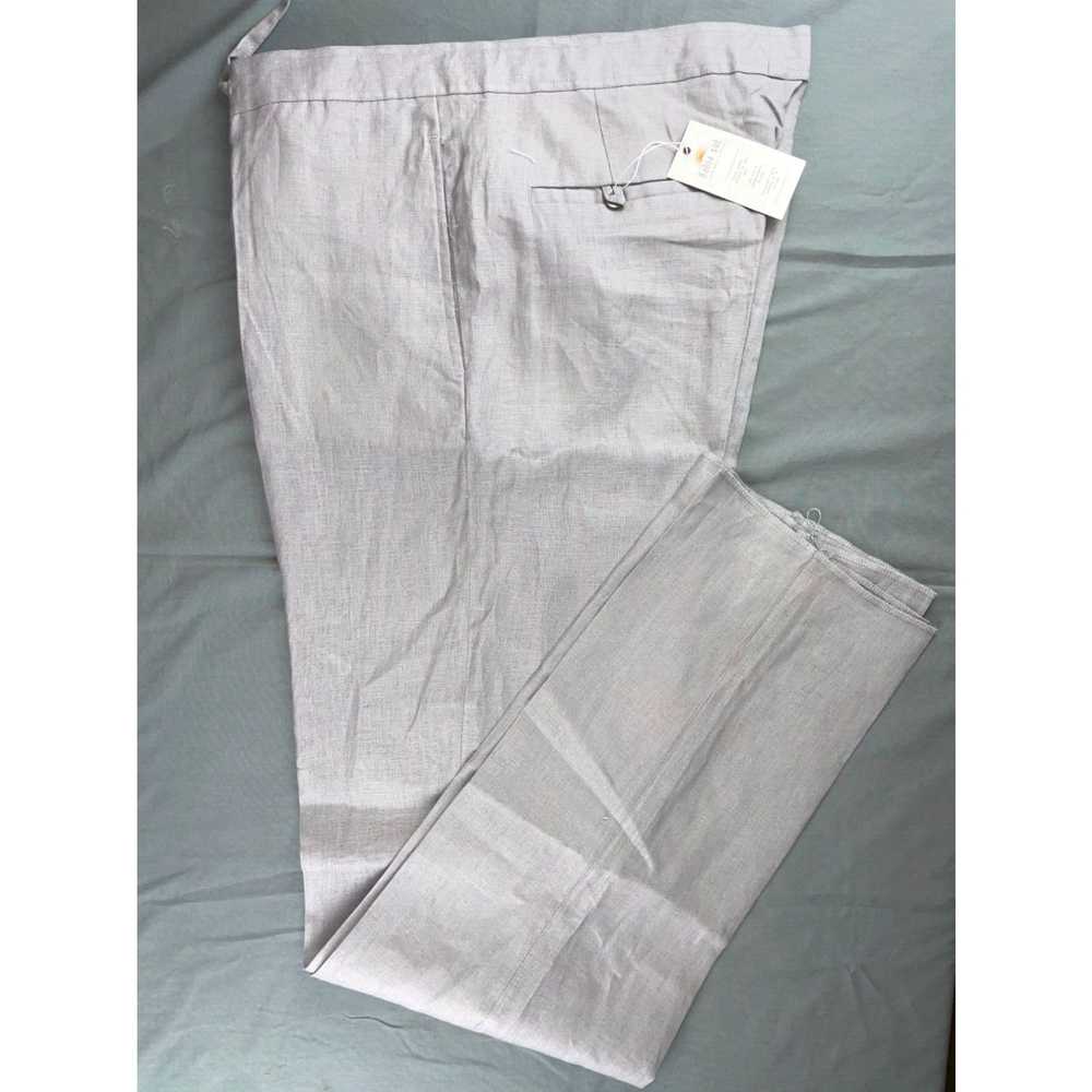 Vintage Bahaia Sol 100% Linen Chino Style Pants w… - image 3