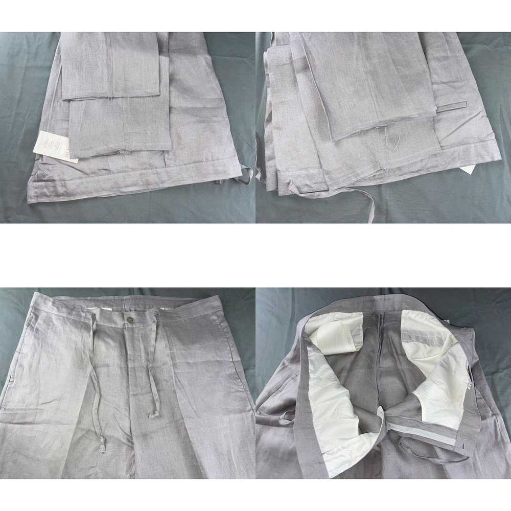 Vintage Bahaia Sol 100% Linen Chino Style Pants w… - image 4