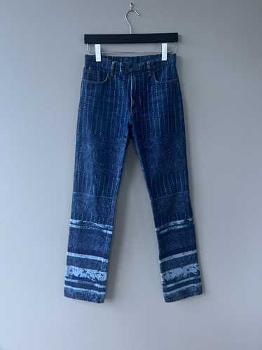 Jean Paul Gaultier Slim Tribal Printed Jeans