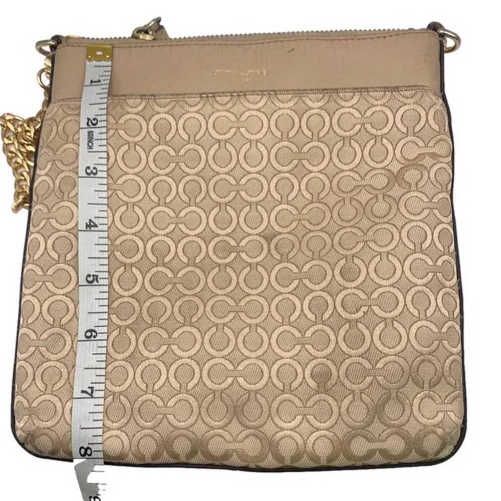 COACH Signature Canvas Crossbody with Chain Cross… - image 5
