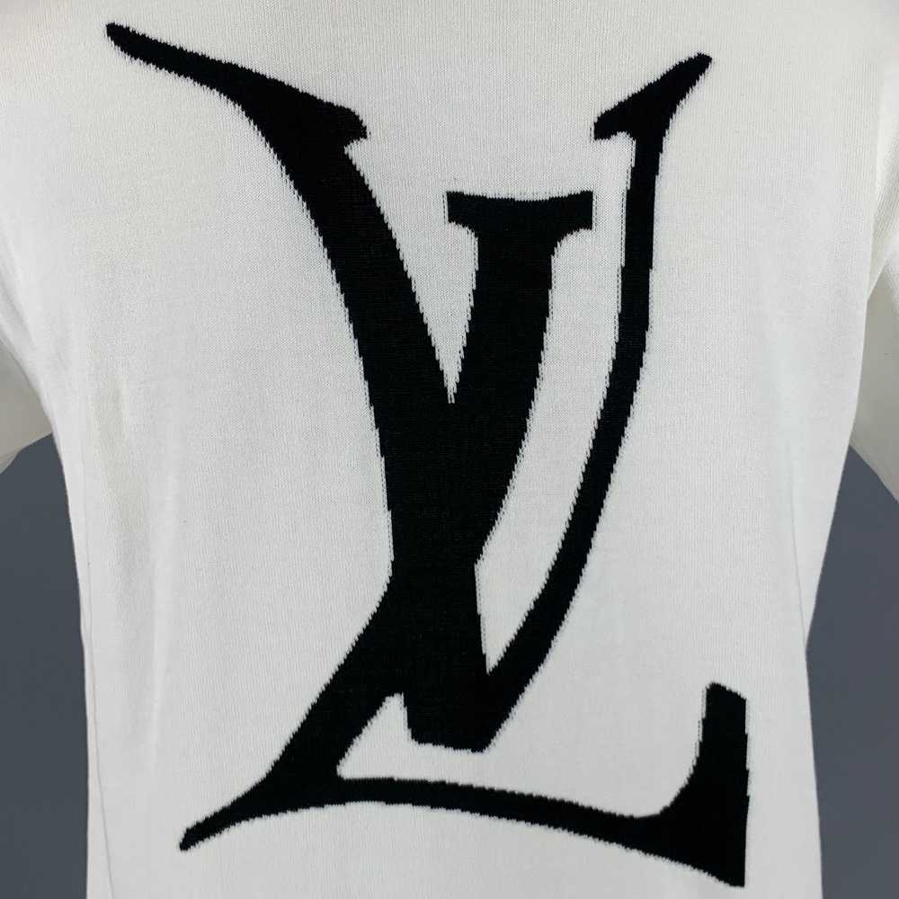 Louis Vuitton FW21 End Goal White Black Cotton LV… - image 5