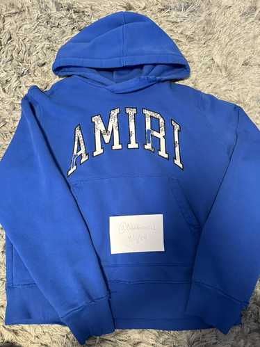 Amiri Amiri Blue Bandana Hoodie