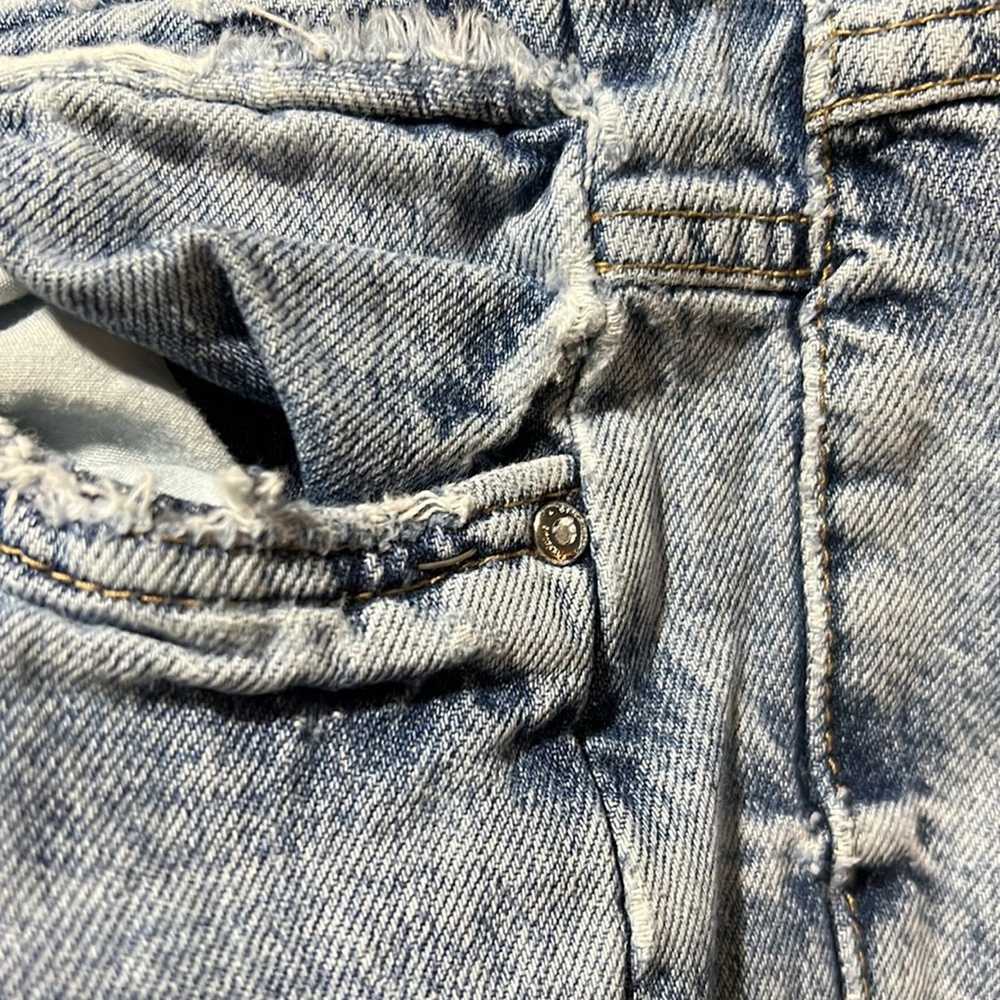 Zara Zara Trafaluc Y2K Distressed Acid Washed Bag… - image 10