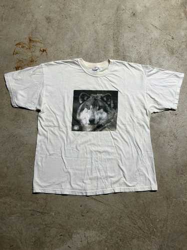Animal Tee × Streetwear × Vintage Vintage Y2K Wolf