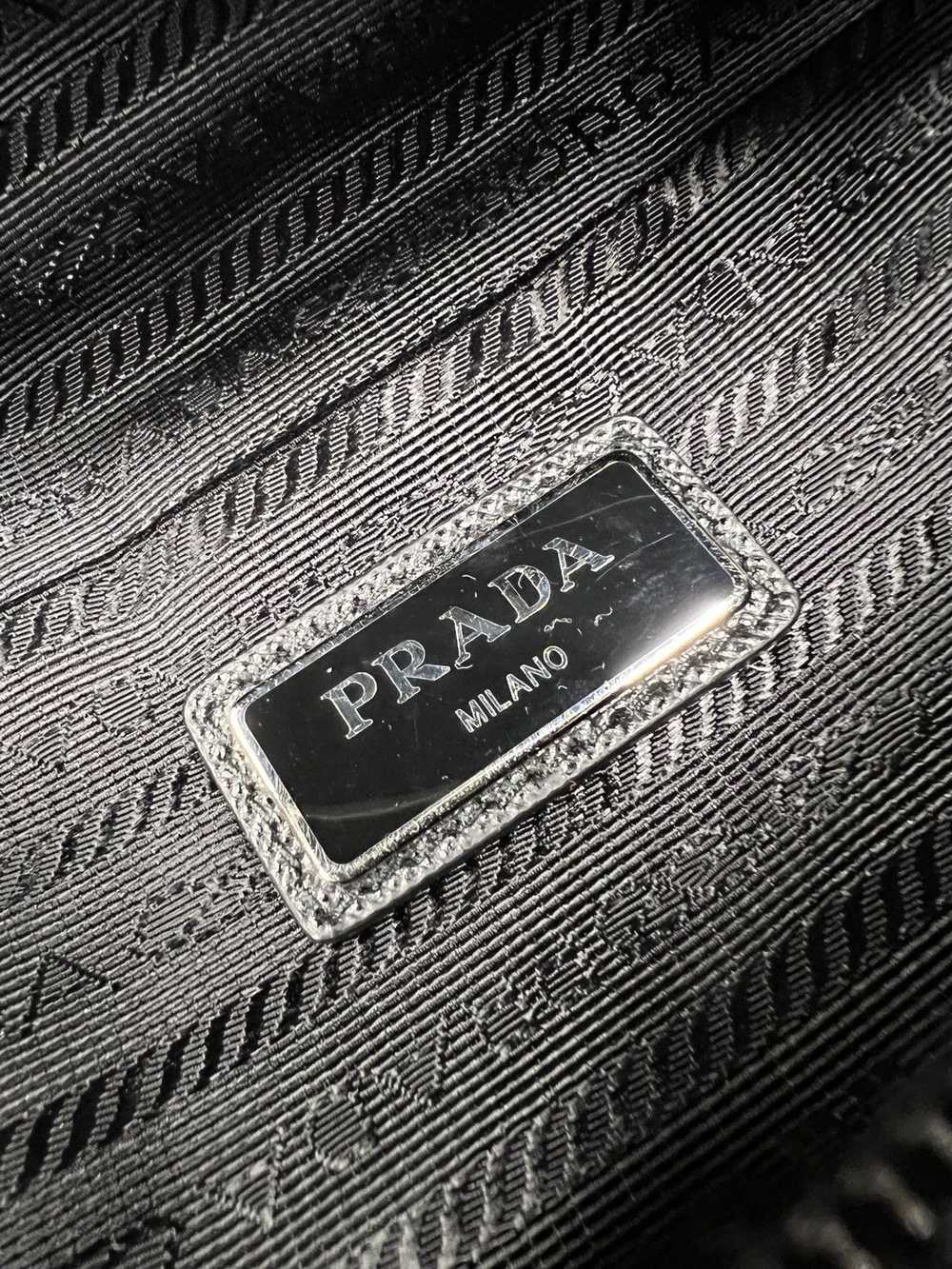 Prada Prada Nylon Cross Body Fanny Black - image 6