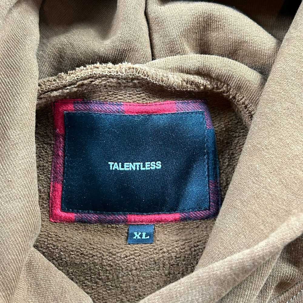 Talentless Talentless Heavyweight Brown Pullover … - image 6