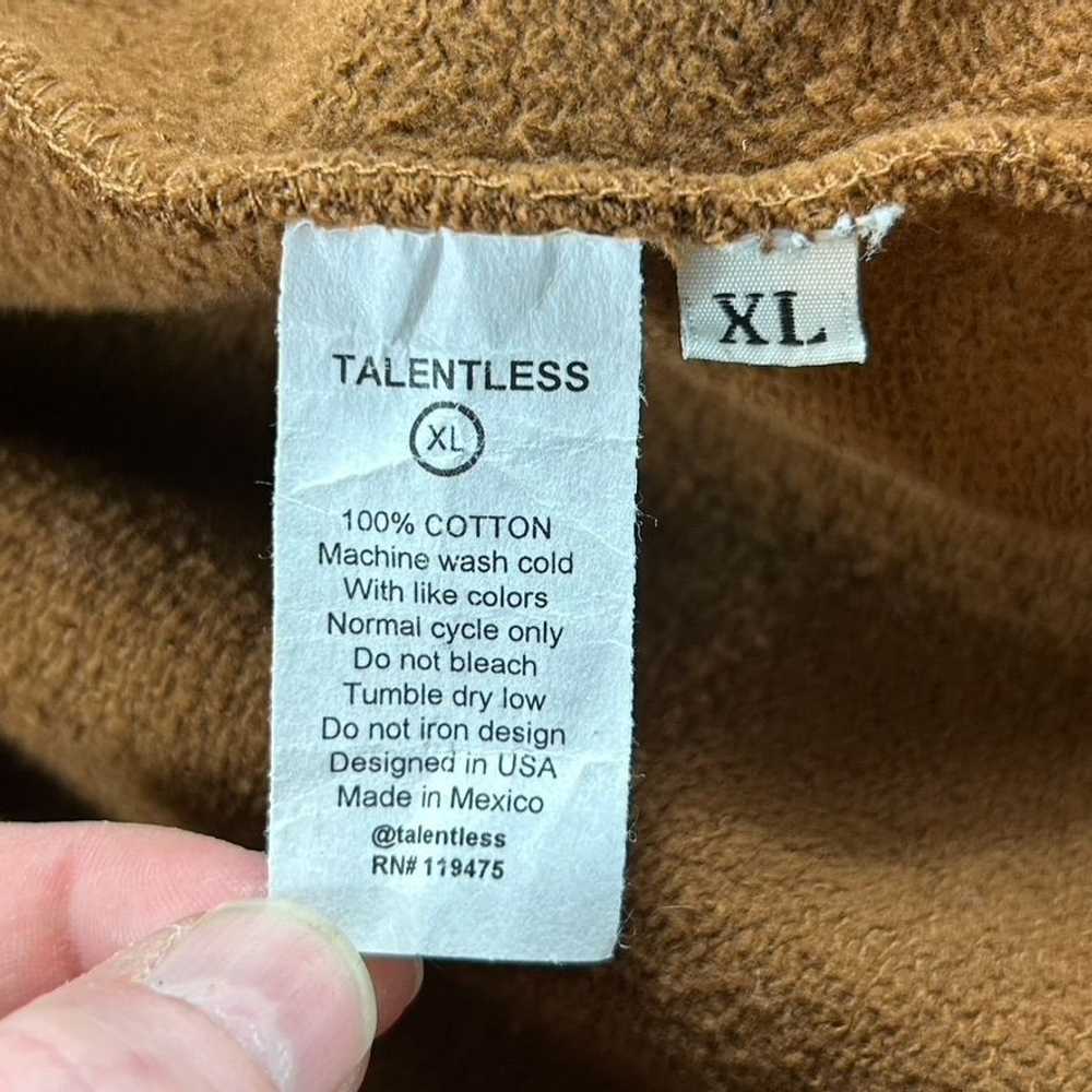 Talentless Talentless Heavyweight Brown Pullover … - image 7