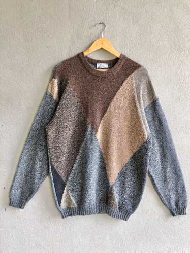 Cashmere & Wool × Coloured Cable Knit Sweater × V… - image 1