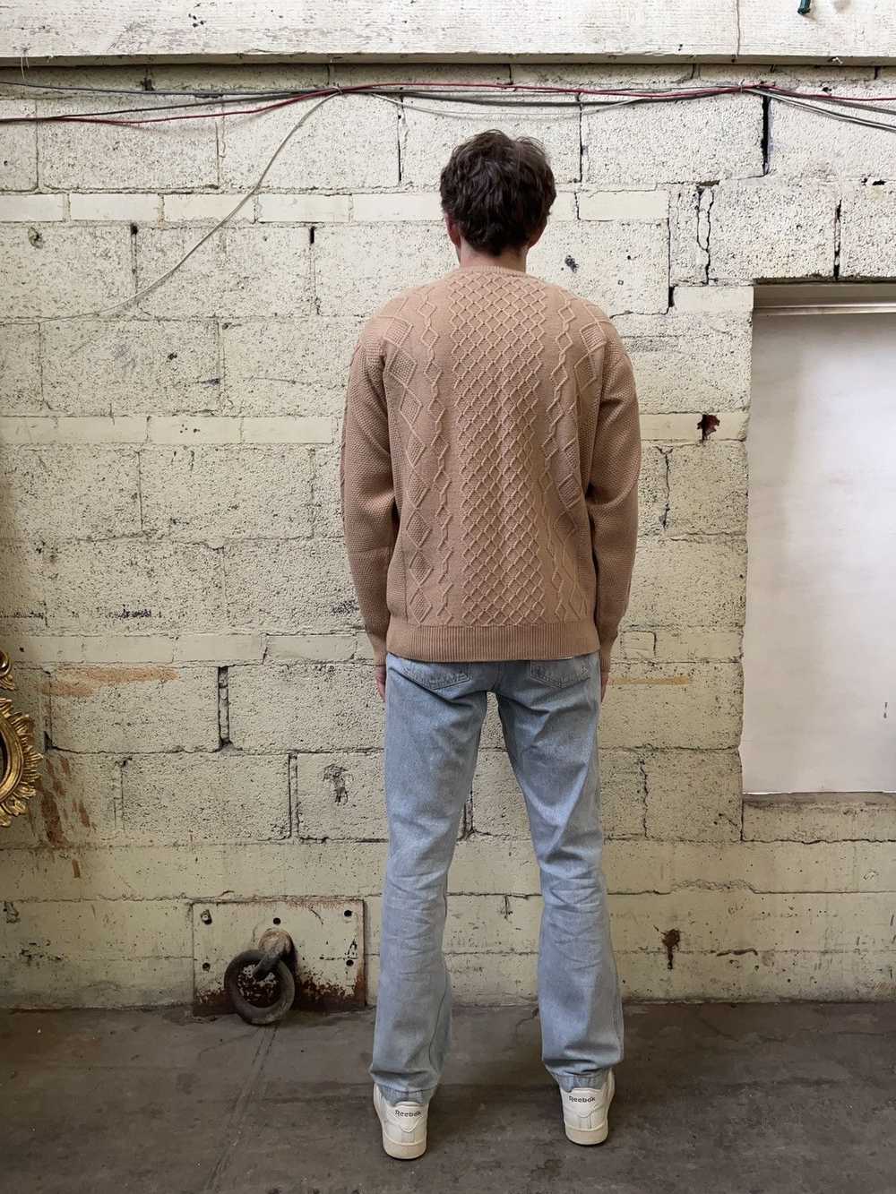 Streetwear × Vintage Cable Knit Sweater - image 5