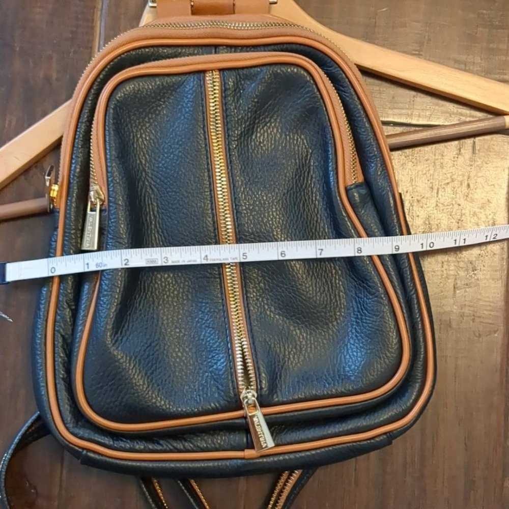 Valentina Italy genuine leather backpack/cross bo… - image 10