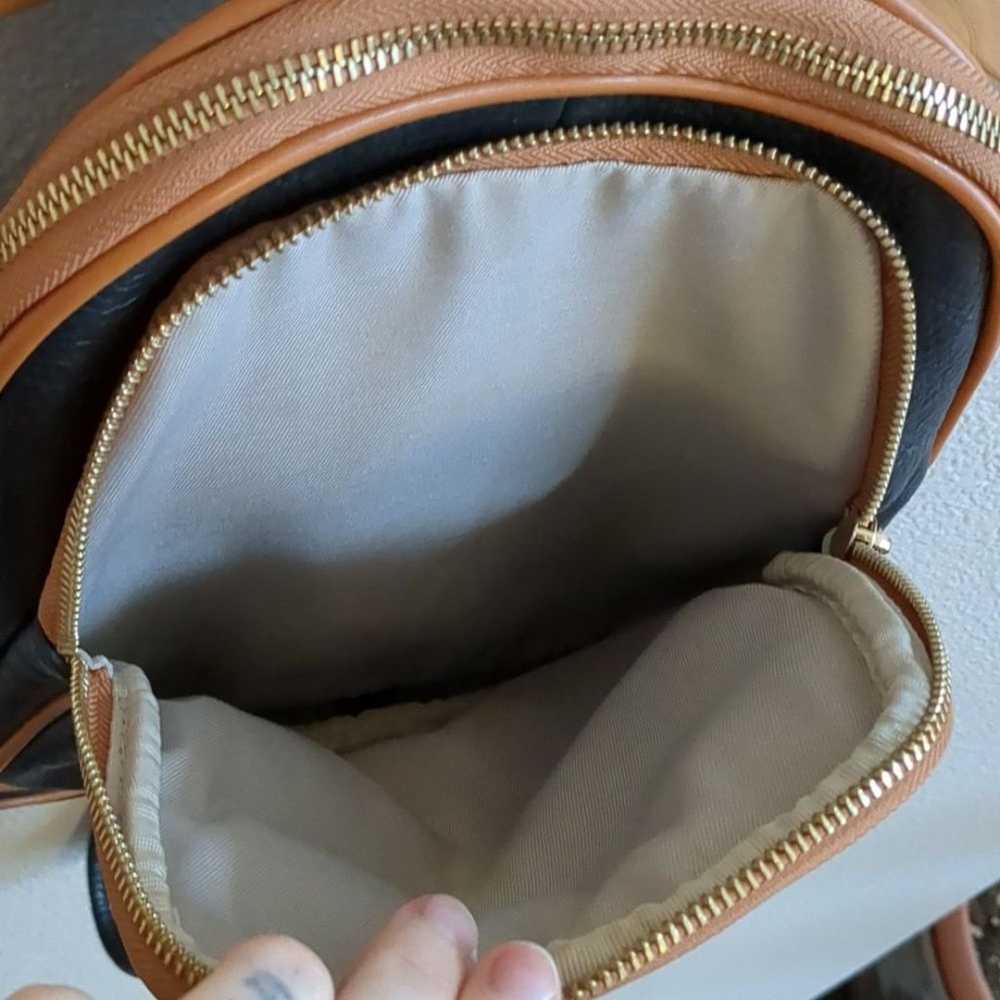 Valentina Italy genuine leather backpack/cross bo… - image 4