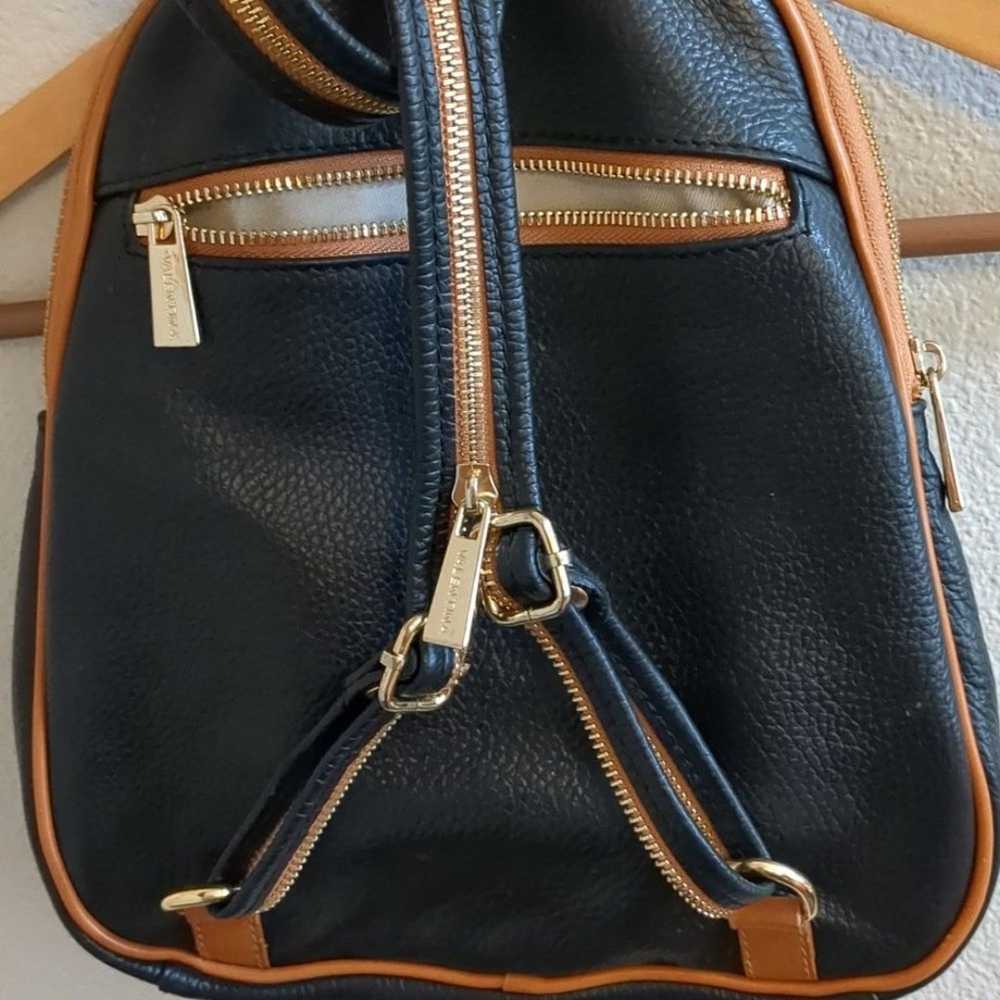 Valentina Italy genuine leather backpack/cross bo… - image 8