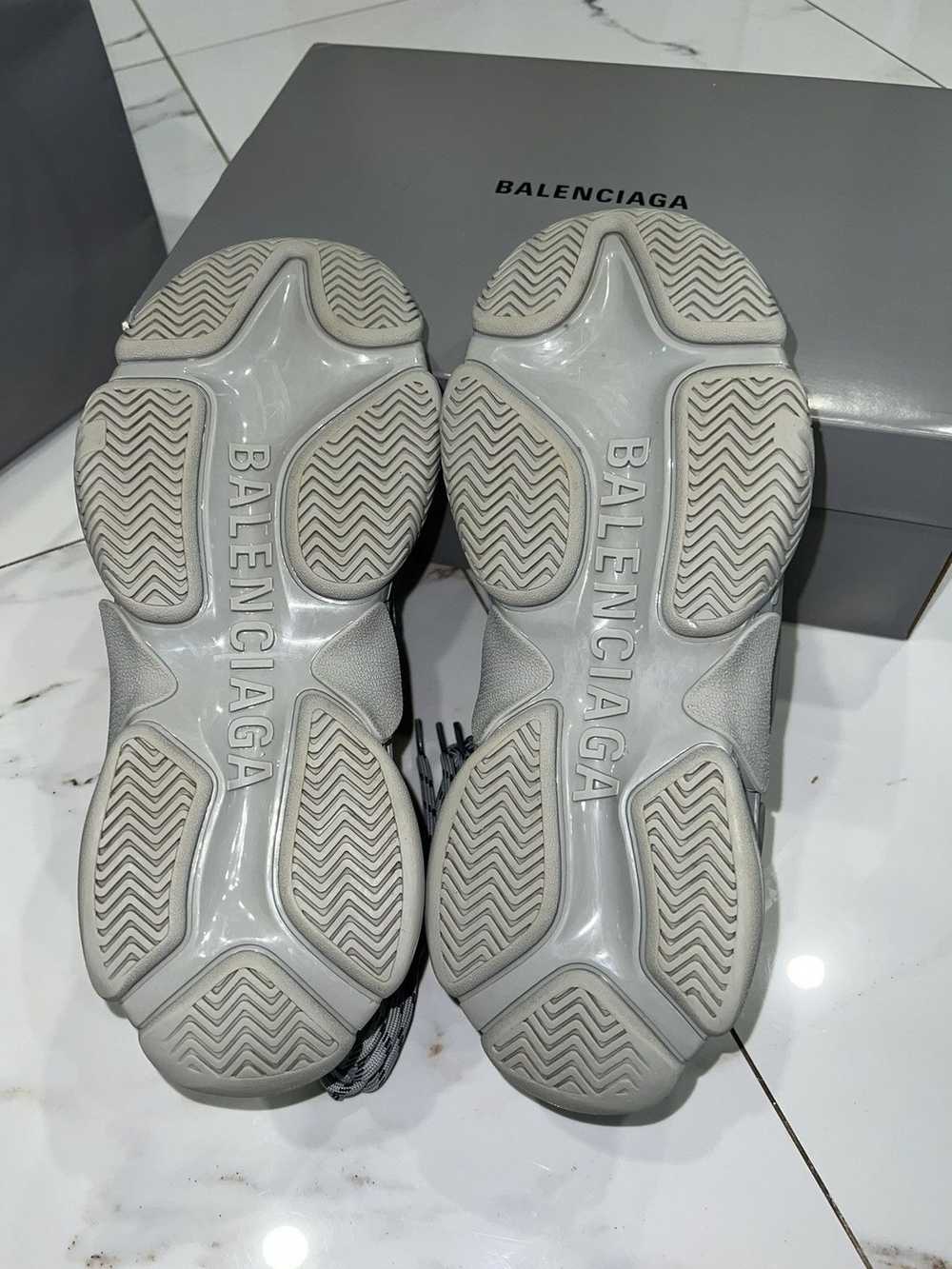 Balenciaga Balenciaga Triple S Allover Logo Gray - image 2