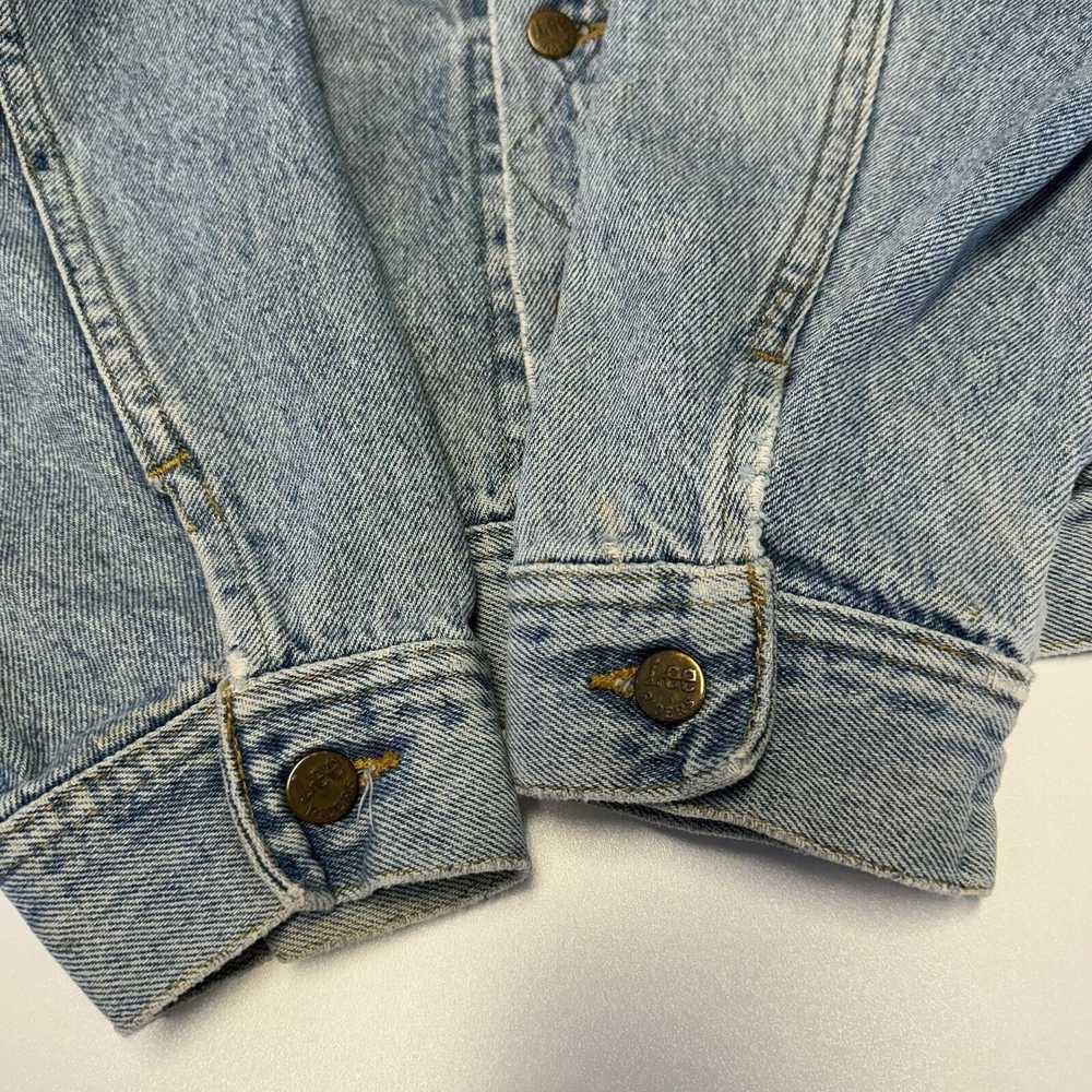 Lee × Vintage Vintage 80s Lee Denim Jacket Mens X… - image 10