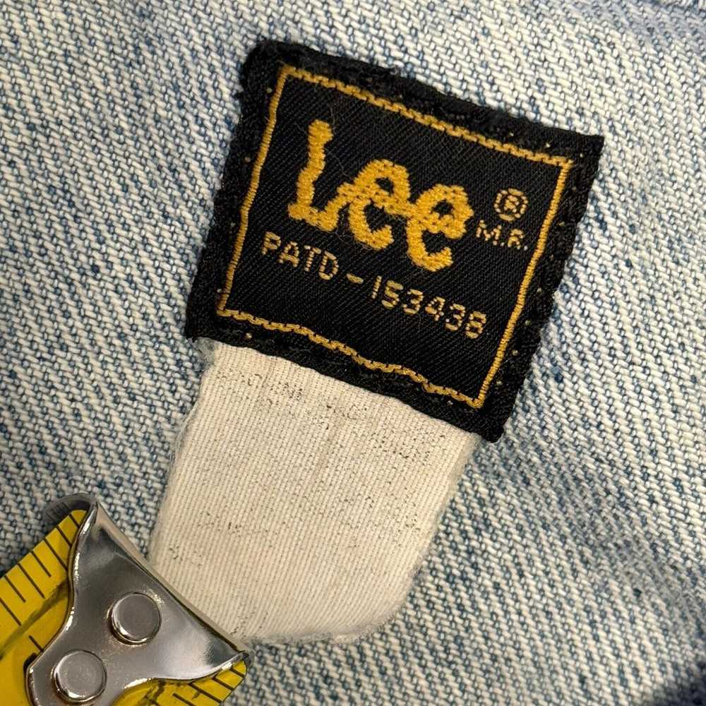 Lee × Vintage Vintage 80s Lee Denim Jacket Mens X… - image 11