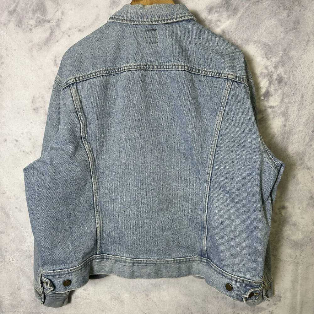 Lee × Vintage Vintage 80s Lee Denim Jacket Mens X… - image 2