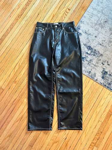 Eytys Eytys Benz Faux Leather Trousers (Black)