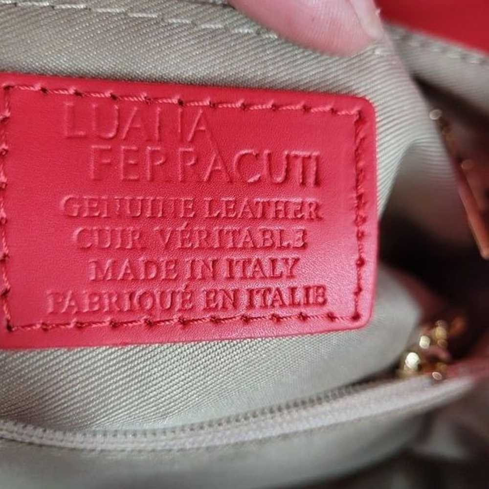 Luana Ferracuti Top Handle Satchel Handbag Italia… - image 3