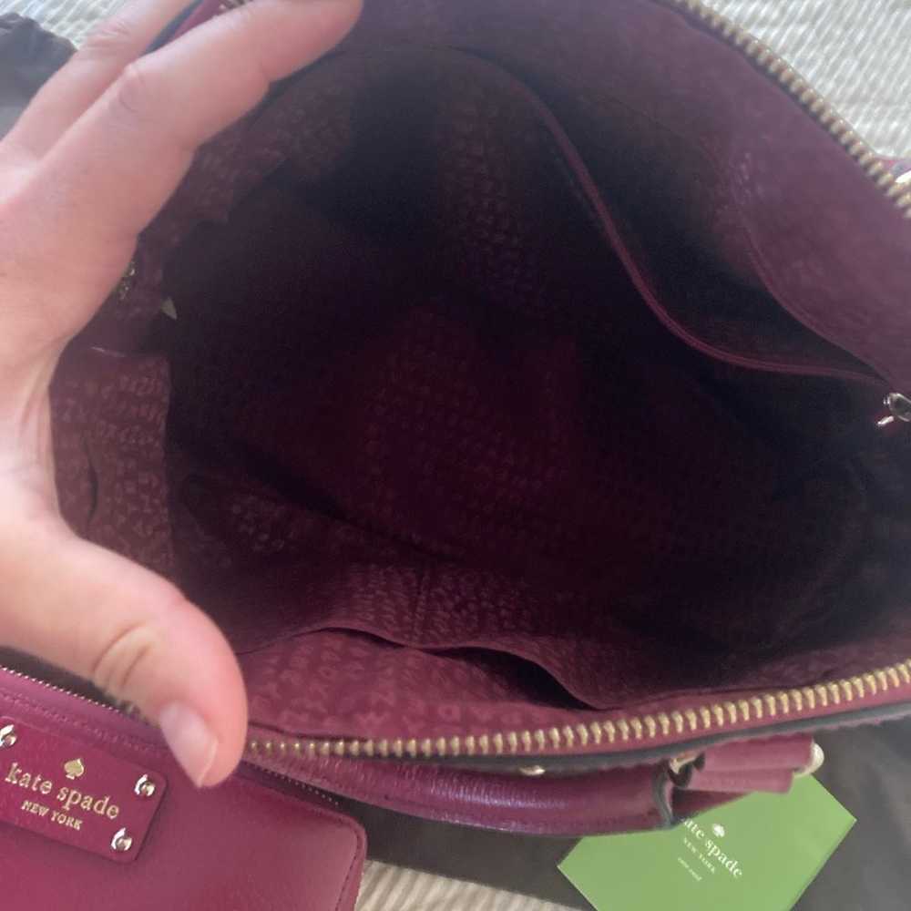 Kate Spade satchel and wallet - image 3