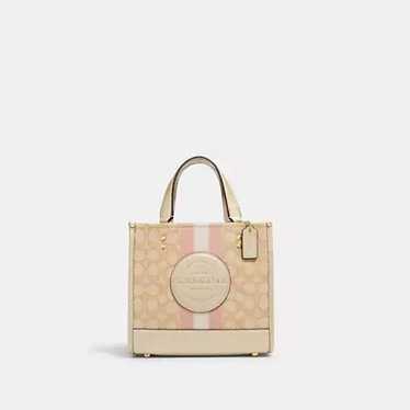 Dempsey Tote 22 In Signature Jacquard With Stripe… - image 1