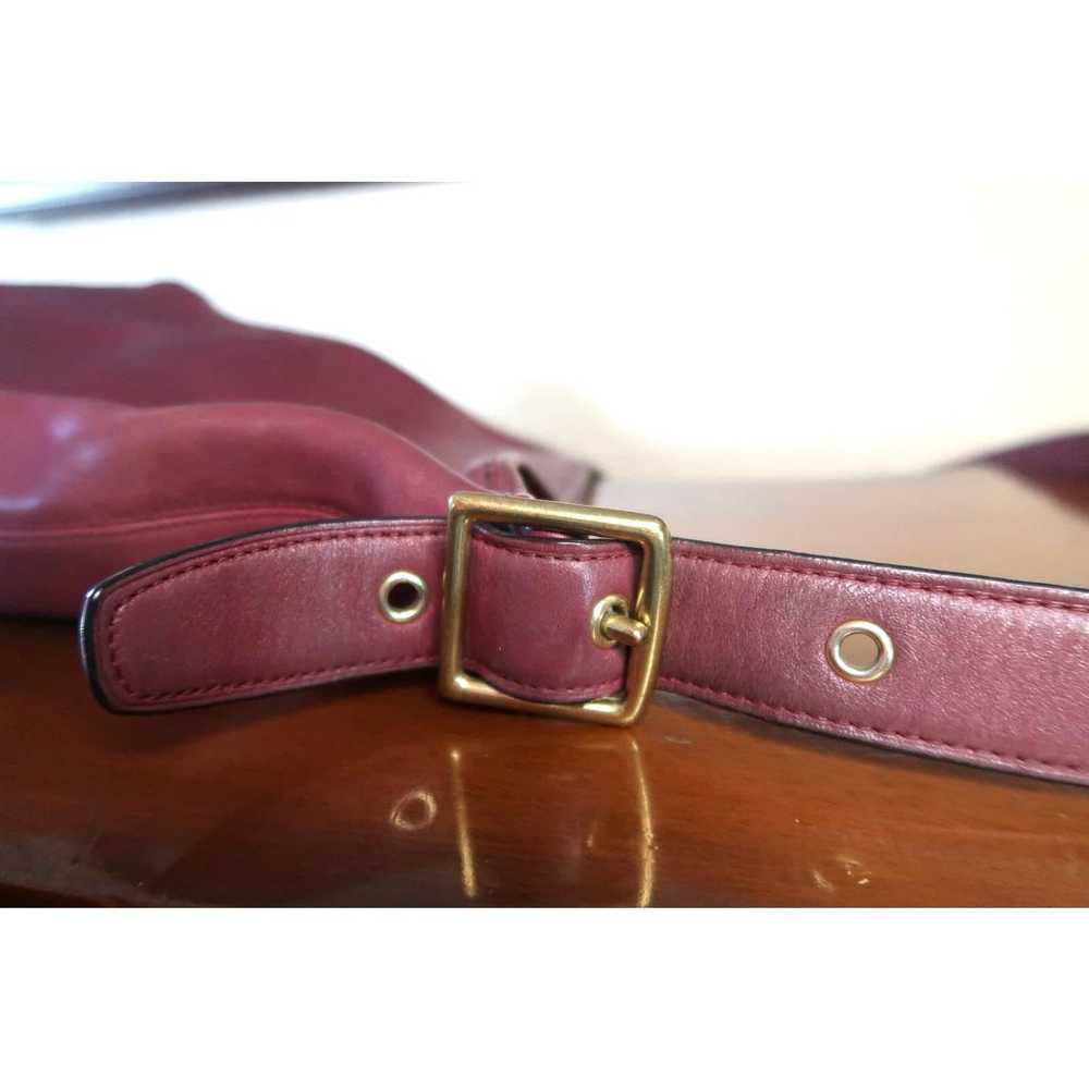 Vintage Coach 9085 Medium Purple Leather Duffle H… - image 7