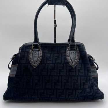 Fendi Zucca Shoulder Bag/ Handbag