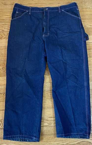 Vintage Dickies ワークパンツ TALONジップ 31インチ 60s Dickiesディッキーズ TALON ジップ チノ ワーク パンツ USED