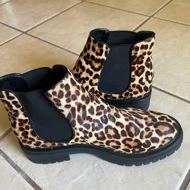 Boots Kenneth Cole Leopard Print NWOT