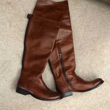 Frye riding boots brown
