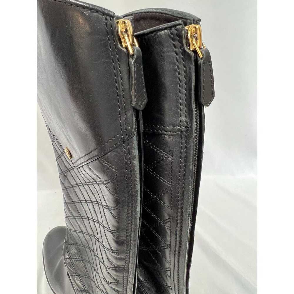 Tory Burch Claremont Quilted Knee High Leather Bo… - image 10