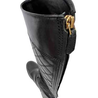 Tory Burch Claremont Quilted Knee High Leather Bo… - image 1