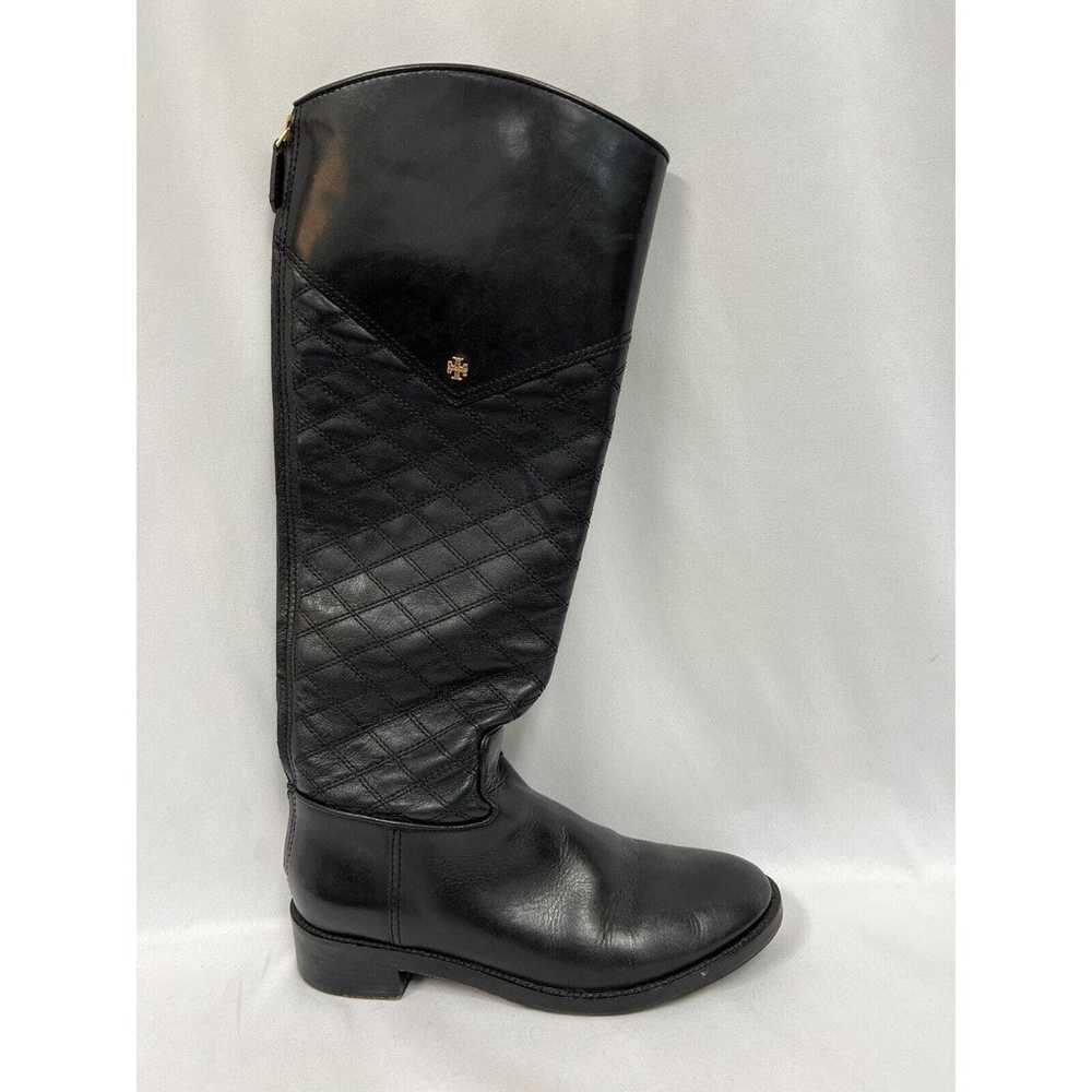 Tory Burch Claremont Quilted Knee High Leather Bo… - image 2