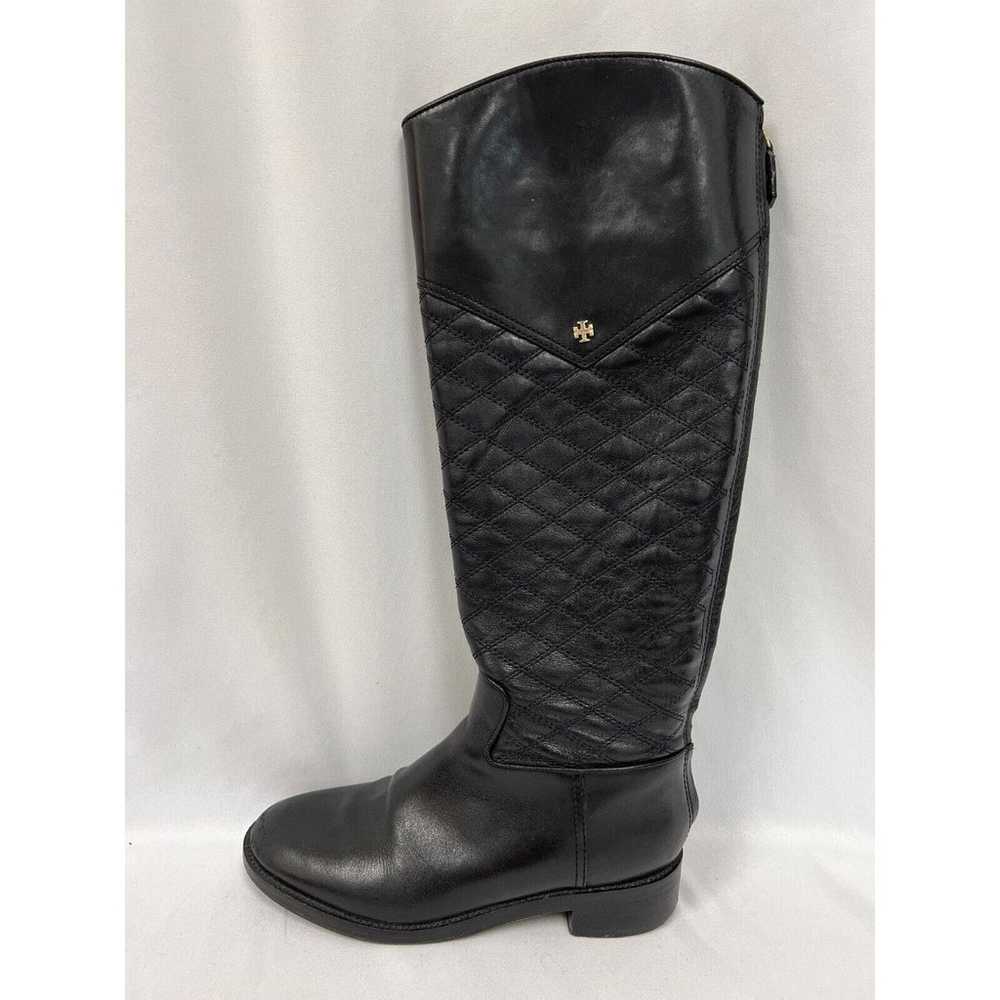Tory Burch Claremont Quilted Knee High Leather Bo… - image 6