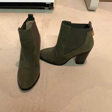 Army green booties