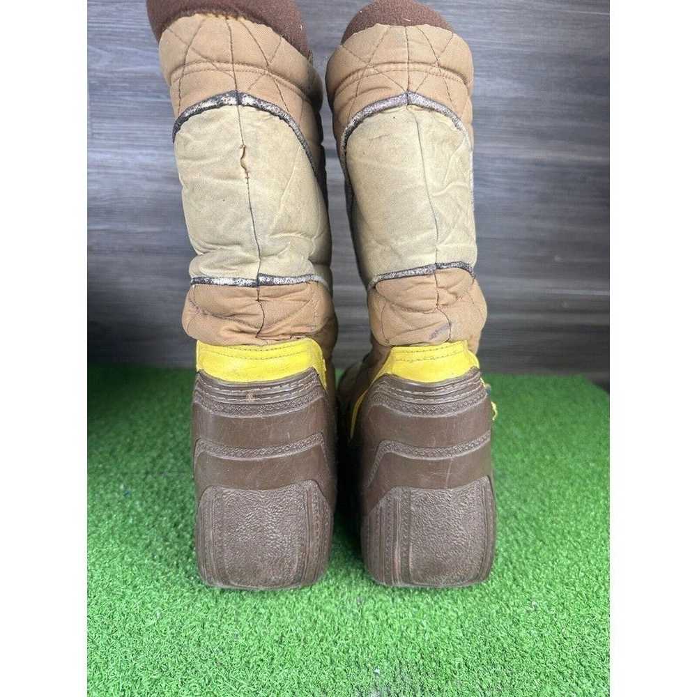 Vintage Moon Boots 70s 80s Size 9-10 Beige - image 3