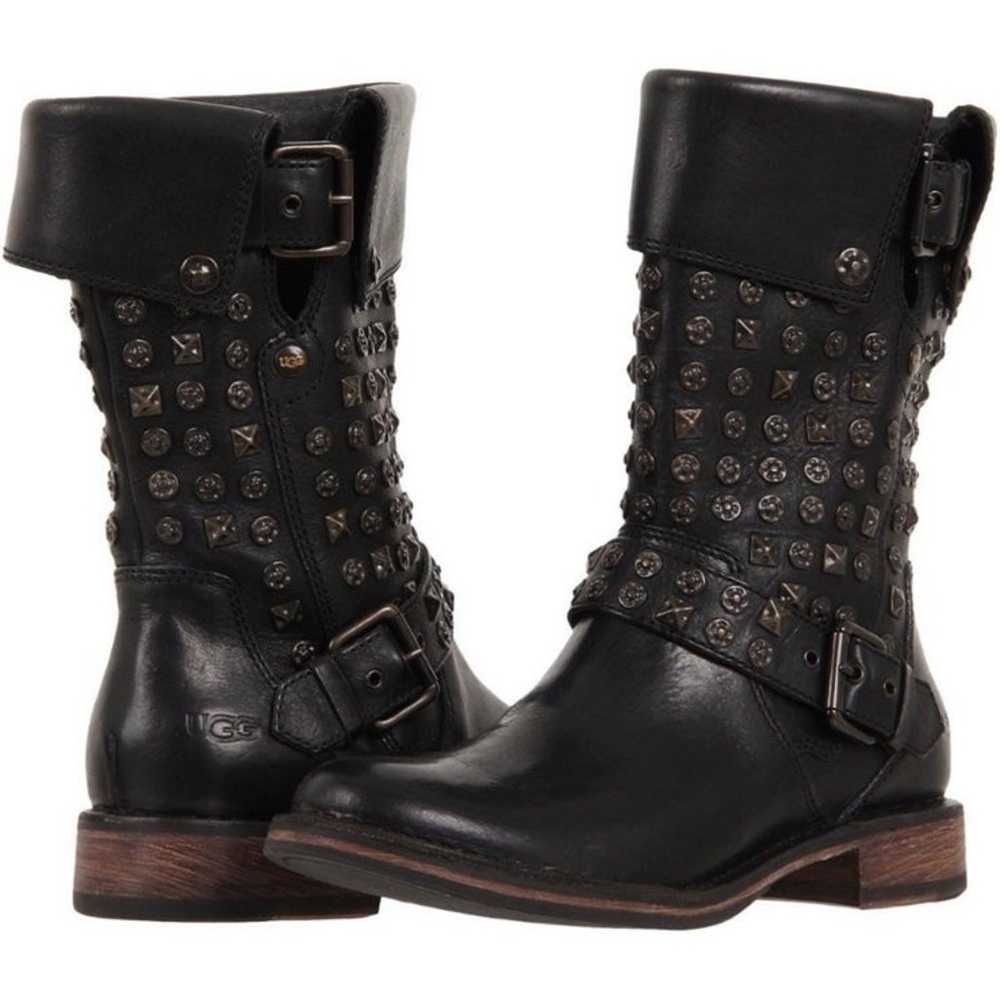 UGG Australia Black Leather Boots - image 2