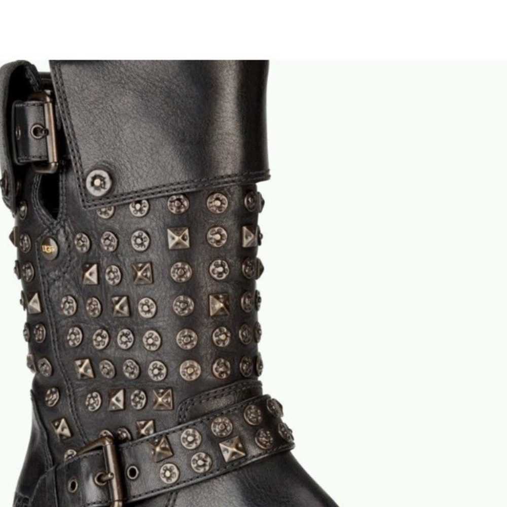 UGG Australia Black Leather Boots - image 4