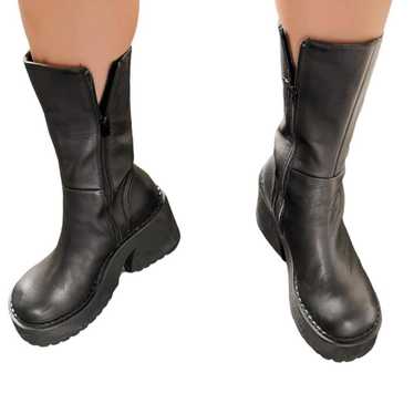 Unif Boots Unif Platform Leather - image 1