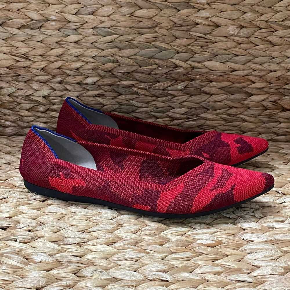 Rothys Red Camo Print Flats The Point - image 3