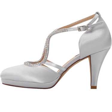 Comfort Low Heel Closed-Toe Ankle Strap Bridal We… - image 1