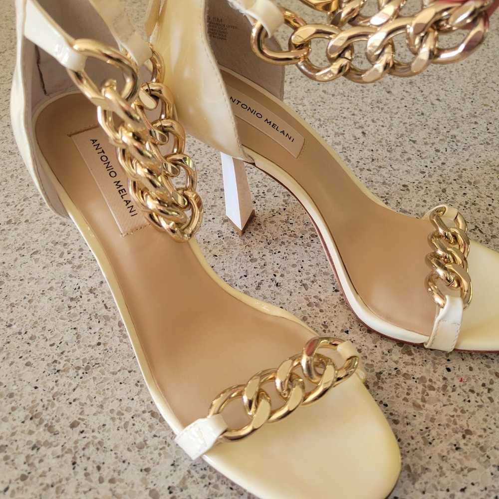 Antonio Melani Carolitta Gold Ankle Chain Cream P… - image 1