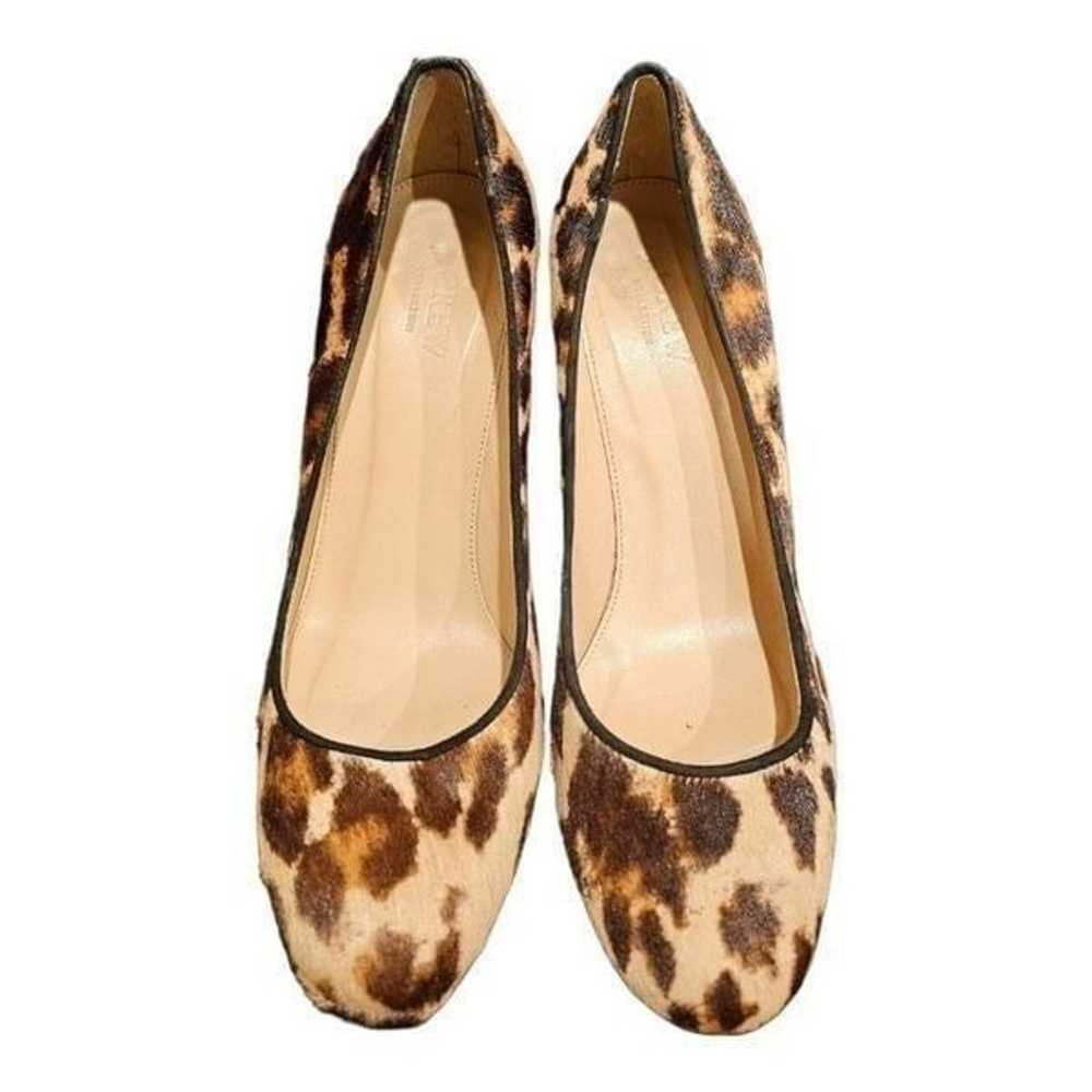 J. CREW Leopard Ponyhair Heels - Size 7 1/2 - image 2