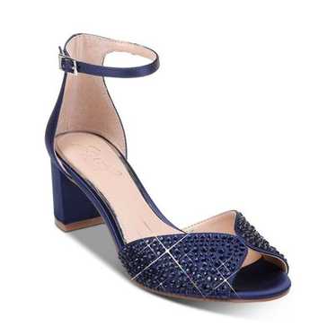 Jewel Badgley Mischka Navy Jewel Evening Formal He